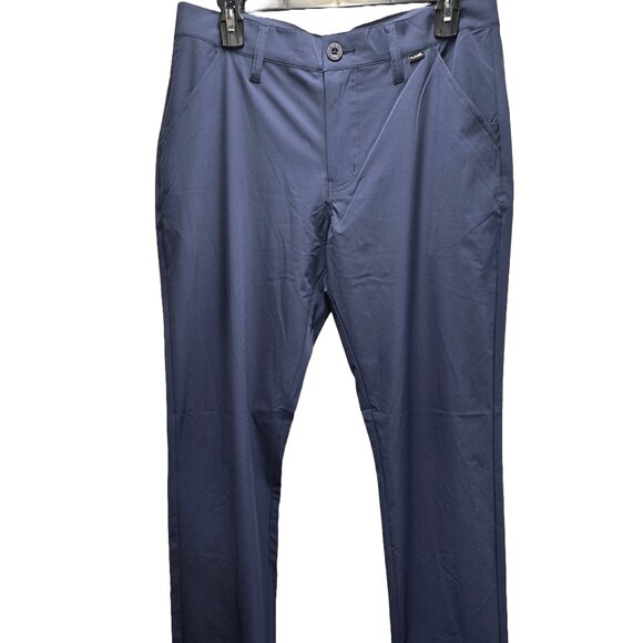 NWT TravisMathew Majestic X Players Pants Blue Nights Golf Sport 34 MSRP $149 - Picture 1 of 10